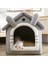 2x Kedi/köpek Yatağı Çıkarılabilir ve Yıkanabilir Katlanabilir Evcil Hayvan Uyku Yatağı Kedi Evi Köpek Kulübesi Köpek Evi Kapalı Kedi Yuvası S (Yurt Dışından) 5