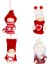 Yılbaşı Süsü, Figürler, Kutuda - 4'lü Paket 2
