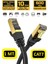 Cat 7 Ethernet Kablosu 1 Metre 10 Gigabit/s 600 Mhz Premium RJ45 Metal Zırhlı Konnektör 1