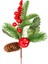Yılbaşı Süsü Pike Berry Kozalaklı Elmalı Kırmızı-Yeşil 28 Cm. 1