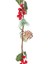 Yılbaşı Süsü Pike Berry Garland Kozalaklı Kırmızı-Yeşil 150 Cm. 2