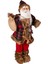 Yılbaşı Süsü, Noel Baba, Kırmızı-Siyah - Ekose Kumaşlı, 90 cm 4