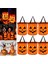 LED Işık Cadılar Bayramı Trick Or Treat Kova Kabak Şeker Çanta Şükran Günü Partisi Si Için Cadılar Bayramı Sepeti 5 Adet (Yurt Dışından) 2