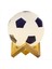 Futbol Gece Lambası USB LED Dairesel Masif Ahşap Cam Küçük Masa Lambası Başucu Yatak Odası Çalışma Dekorasyon Aydınlatma B (Yurt Dışından) 1