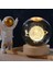 LED 3D Graved Galaxy Ball Gece Işık Yıldızlı Cam Küre Lambası, Ahşap Base Ev Dekoru Kadınlar ve Kızlar Için (Yurt Dışından) 2