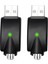 Kablosuz Havyalar Için LED Göstergeli ve Aşırı Şarj Korumalı 2&#39 Li Paket USB Şarj Cihazı (Yurt Dışından) 1