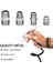 Kompresör ve Airbrush Hortumu Için 8 Parçalı Esnek Airbrush Adaptör Bağlantı Seti (Yurt Dışından) 3