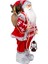 Yılbaşı Noel Baba, Fener Taşıyan, Kırmızı-Gri - 28X60 cm 3