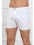 Erkek Penye Boxer Beyaz 3