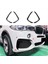 Araba Ön Tampon Dudak Yan Spoiler Sis Lambası Çerçeveleri Bmw X5 F15 M Sport 2014-2018 Gövde Kiti Ayırt Cihaz (Parlak Siyah) (Yurt Dışından) 3