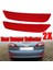 Ford Mondeo Mk4 2007-2010 1491914 1491915 Için Arka Tampon Reflektörü Kırmızısı (Yurt Dışından) 2