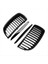 Araba Ön Tampon Izgara Tek Hat Izgara Izgara Bmw 3 Için Modifiye Izgara E90 E91 2005-2009 (Yurt Dışından) 2