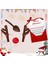 Ren Geyiği Dekorasyon Arabası Aracı Burun Boynuz Kostüm Seti Rudolph Noel Ren Geyiği Boynuzları Kırmızı Burun Süsleri Elk Boynuzları (Yurt Dışından) 4