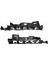 2pcs Ön Tampon Sol Sağ Yan Ara Parçalı Braket Montaj Destek Tutucusu Citroen C4 2005-2010 (Yurt Dışından) 4
