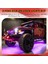 Araba 8 Pods Rgb LED Kaya Işıkları Kiti Bluetooth Uygulama Kontrolü ile Kamyon Atv Utv Suv (Yurt Dışından) 4