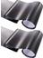 2x Araba Tinalanma Film Üst Ön Ön Cam Folyo Güneş Koruma Gradyanı 20X150CM (Siyah) (Yurt Dışından) 1