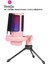 Youtuber Mikrofon Mv-5 Pembe Rgb USB Oyuncu Yayıncı ve Podcast Için Uyumlu Condenser Mikrofon 3