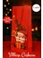 Kırmızı Noel Baba Desenli Hediye Çantası, 12X35, 5'li Paket 2