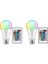 9W Rgb Kumandalı LED Ampul E-27 Duy ( Renk Değiştiren Ampul ) * 2 Adet 1
