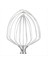 Kitchenaid Stand Mikser 7 Litrelik Kase Için Paslanmaz Çelik Çırpma Teli Aparatı, Paslanmaz Çelik Çırpma Teli Yedek Parçası (Yurt Dışından) 1