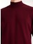 Yarım Balıkçı Yaka Basic Düz Bordo Erkek Kazak MML5WM-KZK9527 4