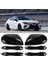 Yan Kapı Aynası Kapakları + Kapı Kolu Kapakları Toyota Camry 2018 2018 2019 2020 2021 2022 2023 Aksesuarları (Siyah) (Yurt Dışından) 2