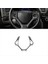 Honda Civic Için Karbon Fiber 9. 2012-2015 Araba Direksiyon Simidi Kapağı Trim Sticker Iç Aksesuarlar Lhd (Yurt Dışından) 5