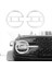 Ford Bronco 2021-2024 Aksesuarlar Için Araba Far Koruma Kapağı Koruyucu Trim Beyaz (Yurt Dışından) 2