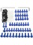 158PCS Evrensel Motosiklet Kaplama Vidaları Fındık Kiti Moto Gövde Çalışma Cıvatları Yamaha Yzf R1 R6 R3 2004- 2008 (Mavi) (Yurt Dışından) 1