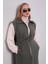 Haki Cep Aksesuar Detaylı Yelek 3