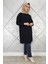 Kadın Nervür Dikim Tesettür Tunik 1