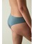 Koyu Gri Iz Yapmayan Lazer Kesim Normal Bel Brazilian Külot 2