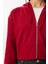 Kapüşonlu Fermuarlı Selanik Sweatshirt LXA0025 Vişne 4