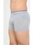 Erkek Pamuk Likralı Boxer Gri 4