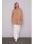 Camel Inci Detaylı Sweatshirt 1