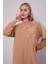 Camel Inci Detaylı Sweatshirt 2