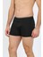 Erkek Pamuk Likralı Boxer Siyah 4