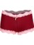 Kadın Pamuklu 2li Boxer Bordo 2