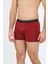 Erkek Pamuk Likralı Boxer Bordo 1