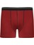 Erkek Pamuk Likralı Boxer Bordo 2