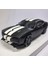 3D Baskı Dekoratif Spor Araba Modeli – Siyah/beyaz Çizgili – Koleksiyonluk Masaüstü Maket Oyuncak 3