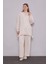 Krem Kurdale Detaylı Ikili Takım 2