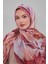 Kiremit Zambak Baskılı Sport Şal 3