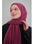 Vişne Düz Tensel Şal 2