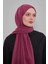Vişne Düz Tensel Şal 4