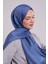 Indigo Altıgen Desen Diamond Şal 2