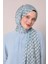Bebe Mavisi Üçgen Desen Club Şal 3