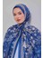 K.mavi Lale Desen Sport Şal 1