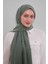 Haki Düz Tensel Şal 1