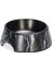 Xmpdby Beeztees Dbl Köpek Mama Su Kabı, Mat Siyah Paslanmaz Çelik, Siyah Mermer Görünümlü, 17,5cm, 350ML 5